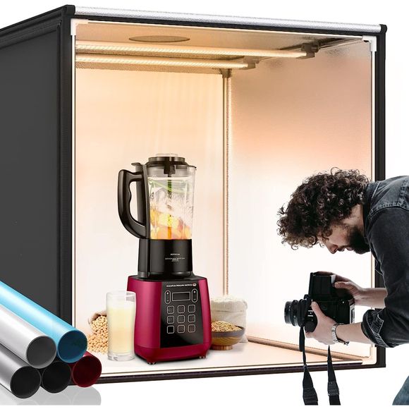 FOSITAN Bi-Color Dimmable Photo Light Box Kit, 32x32 inch80x80 cm Photo Studio - Picture 9 of 9